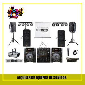 alquiler de equipos de sonidos